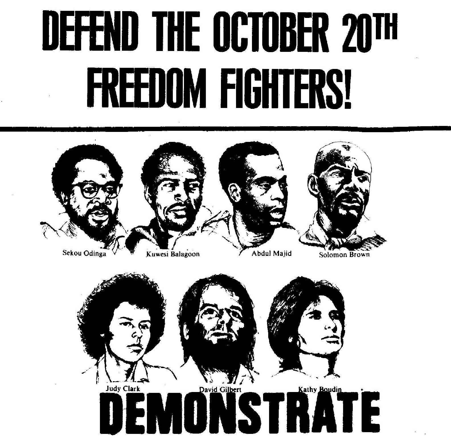 Coalition to Defend October 20th Freedom Fighters